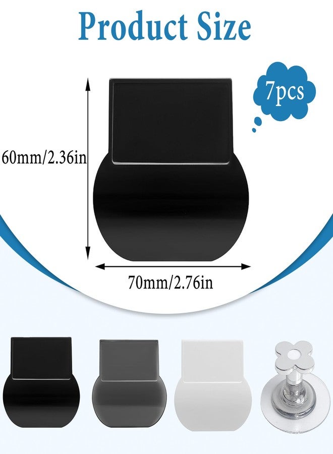 TecoKart مجموعة TecoKart® المكونة من 6 قطع لرفع مقعد المرحاض وقطعة واحدة لمشبك غطاء المرحاض على شكل زهرة، ملحقات صحية للمرحاض، مشبك رفع مقعد المرحاض، رافعة مرحاض مناسبة للاستخدام اليومي في المنزل والمكتب والفندق والأماكن العامة - Image 2